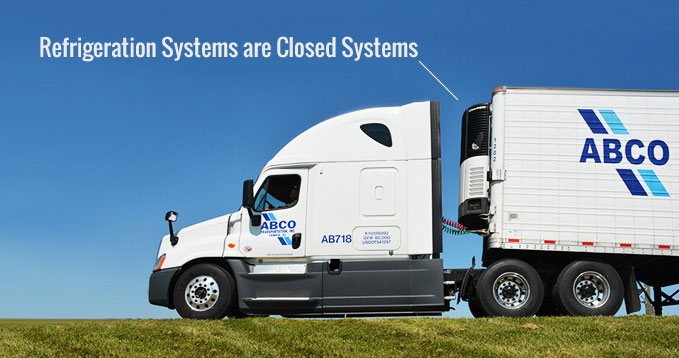 Refrigeration Systems are closed systems