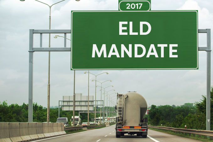 ELD mandate sign